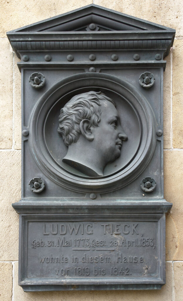 Gedenktafel für Ludwig Tieck